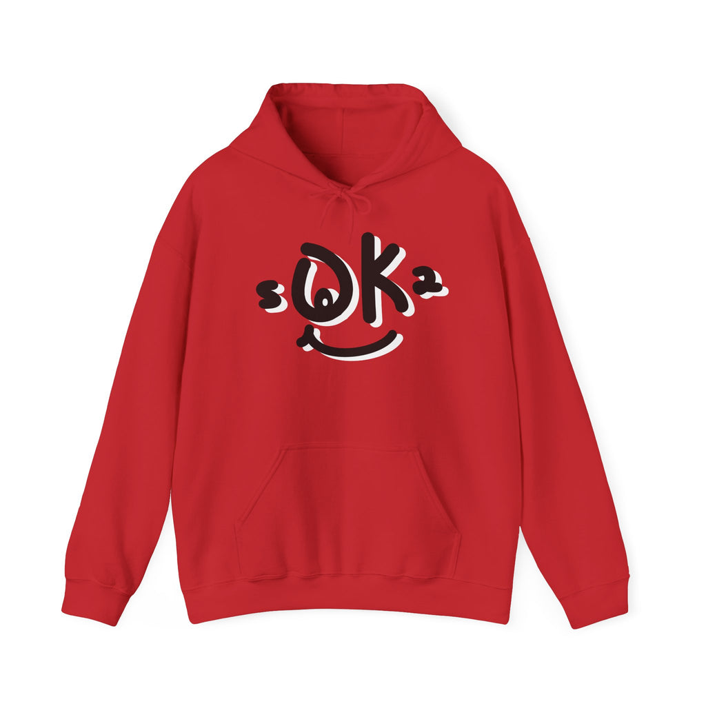 sOK2 Hoodie — Minimalist Text Graphic Pullover