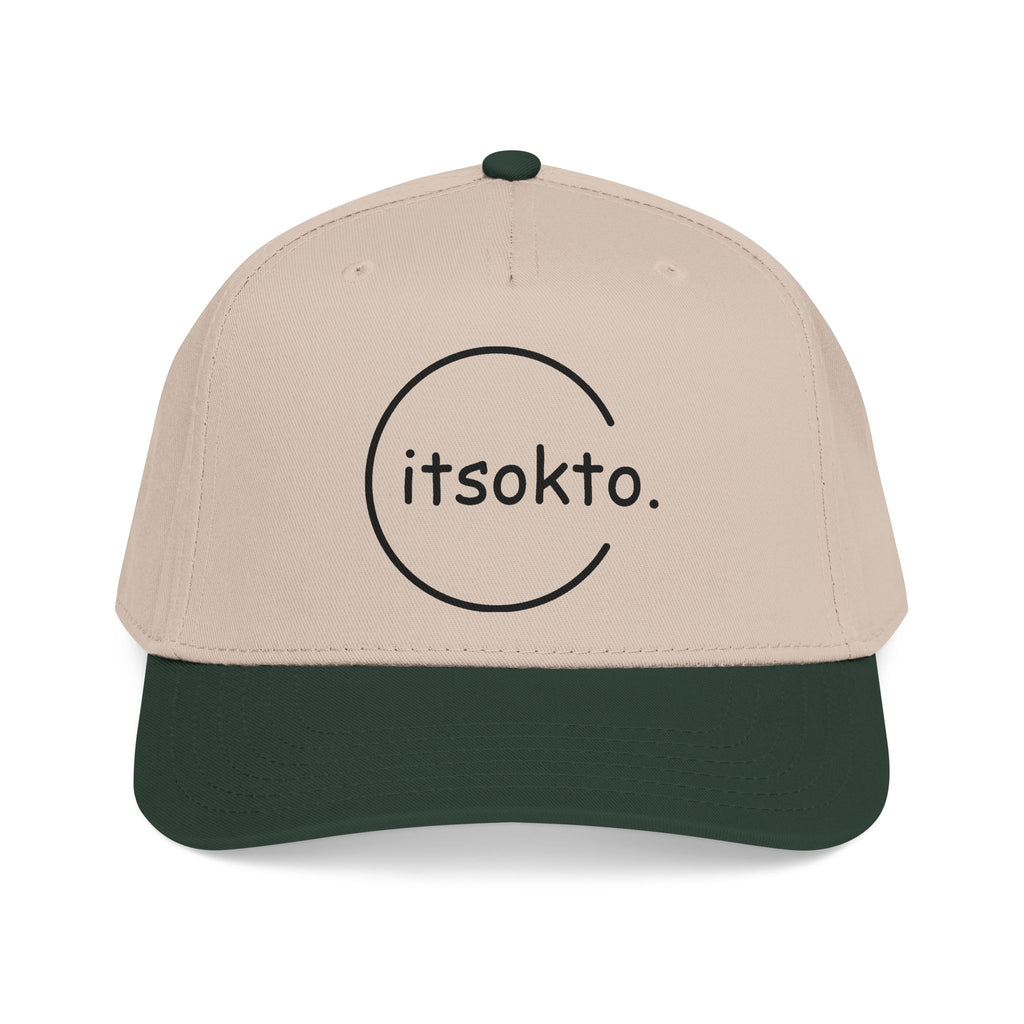 sOK2 Embroidered Baseball Cap — Minimal Logo Mid-Profile Hat