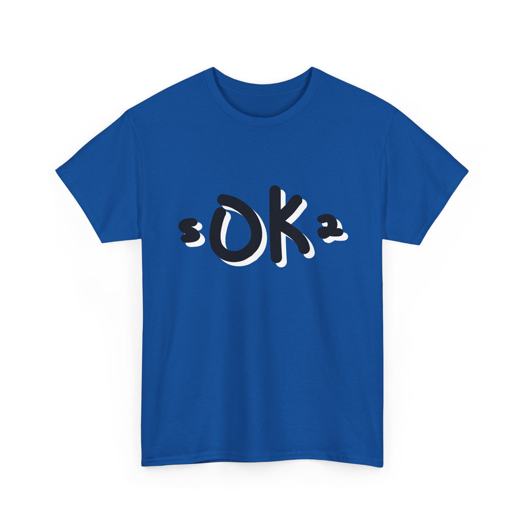 Itsokto Minimalist Graphic Tee — 'ITSOKTO' Comfort Statement Shirt