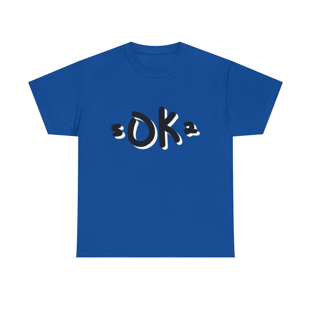 Itsokto Minimalist Graphic Tee — 'ITSOKTO' Comfort Statement Shirt