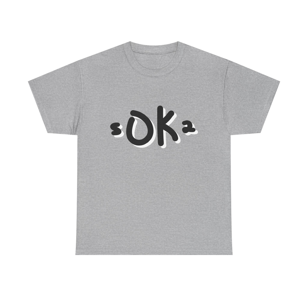 Itsokto Minimalist Graphic Tee — 'ITSOKTO' Comfort Statement Shirt