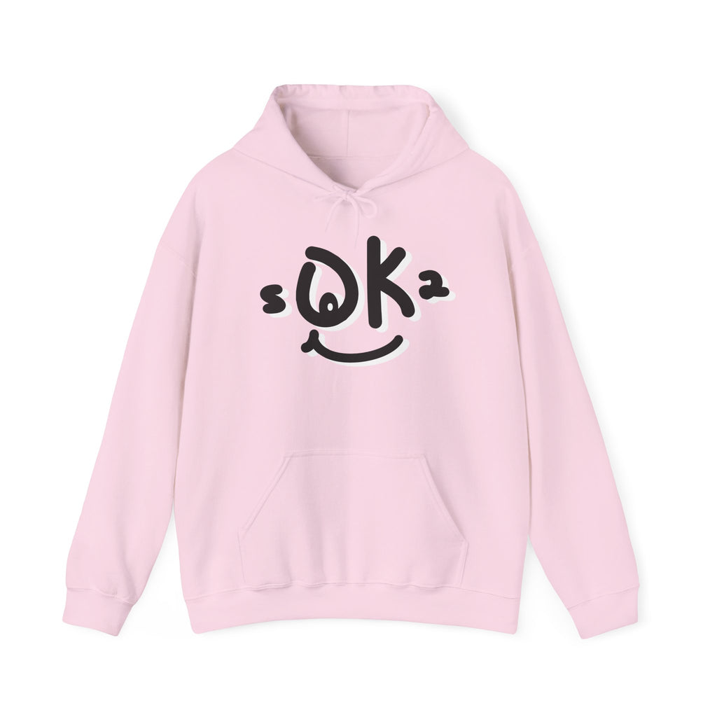 sOK2 Hoodie — Minimalist Text Graphic Pullover