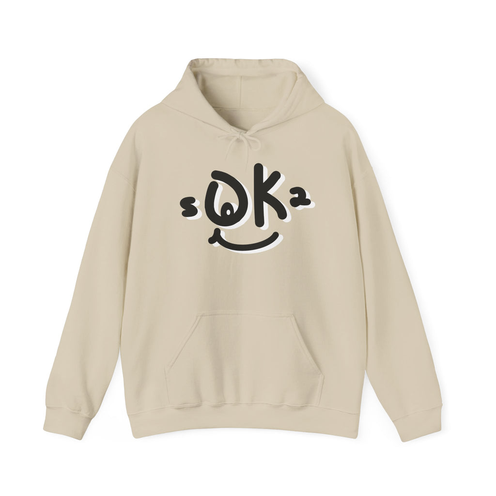 sOK2 Hoodie — Minimalist Text Graphic Pullover