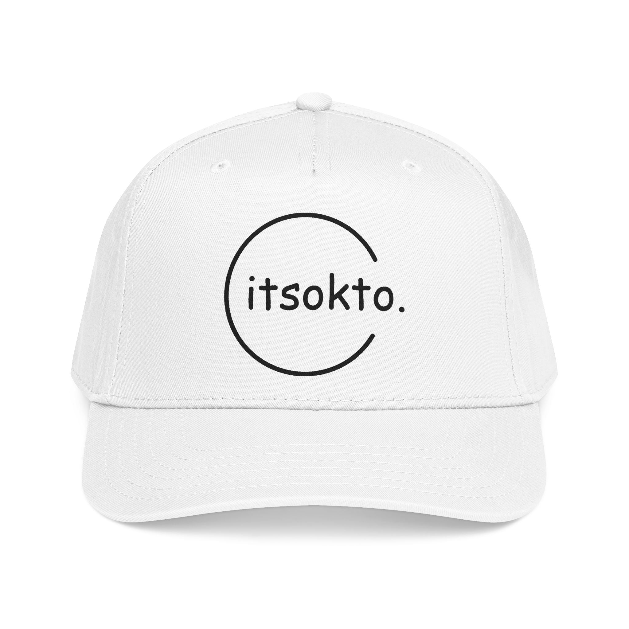 sOK2 Embroidered Baseball Cap — Minimal Logo Mid-Profile Hat