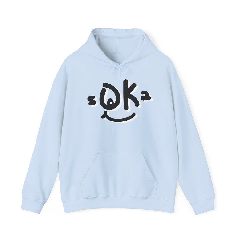 sOK2 Hoodie — Minimalist Text Graphic Pullover