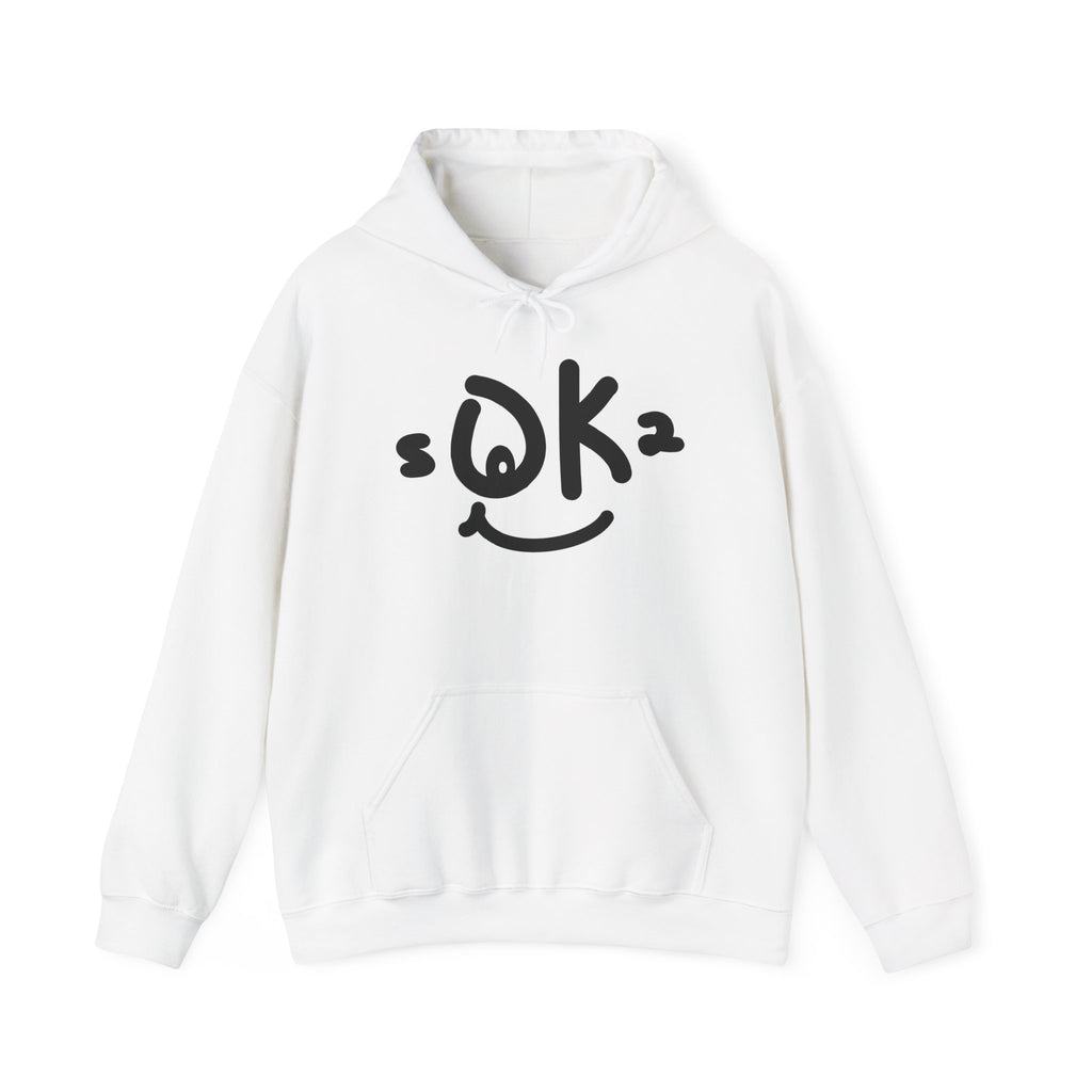 sOK2 Hoodie — Minimalist Text Graphic Pullover
