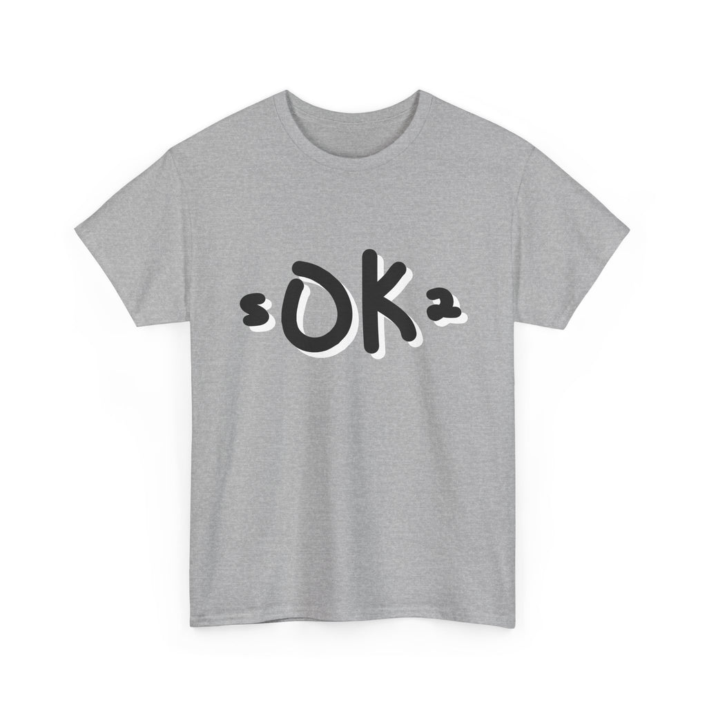 Itsokto Minimalist Graphic Tee — 'ITSOKTO' Comfort Statement Shirt