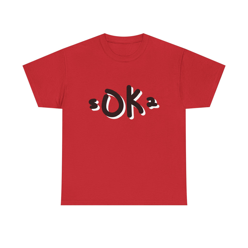 Itsokto Minimalist Graphic Tee — 'ITSOKTO' Comfort Statement Shirt